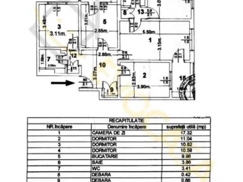 Apartament 4 camere Militari Veteranilor Apartament 4 camere Bucurestii Vec