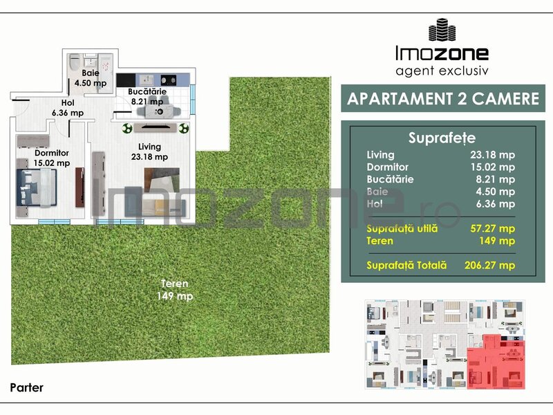 Apartament 2 camere Militari 2 camere