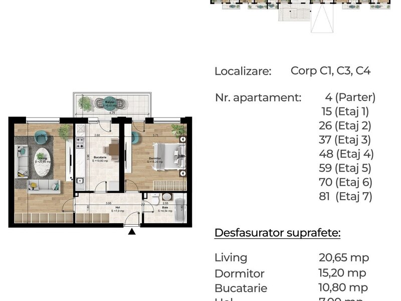 Apartament 2 camere Berceni, 8 minute metrou, 2 cam