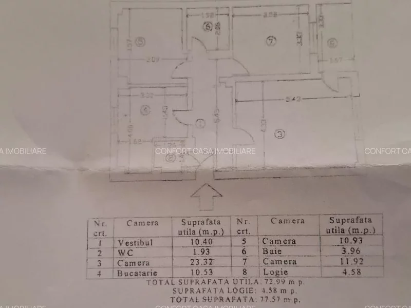 Apartament 3 camere Nerva Traian, Mircea Voda