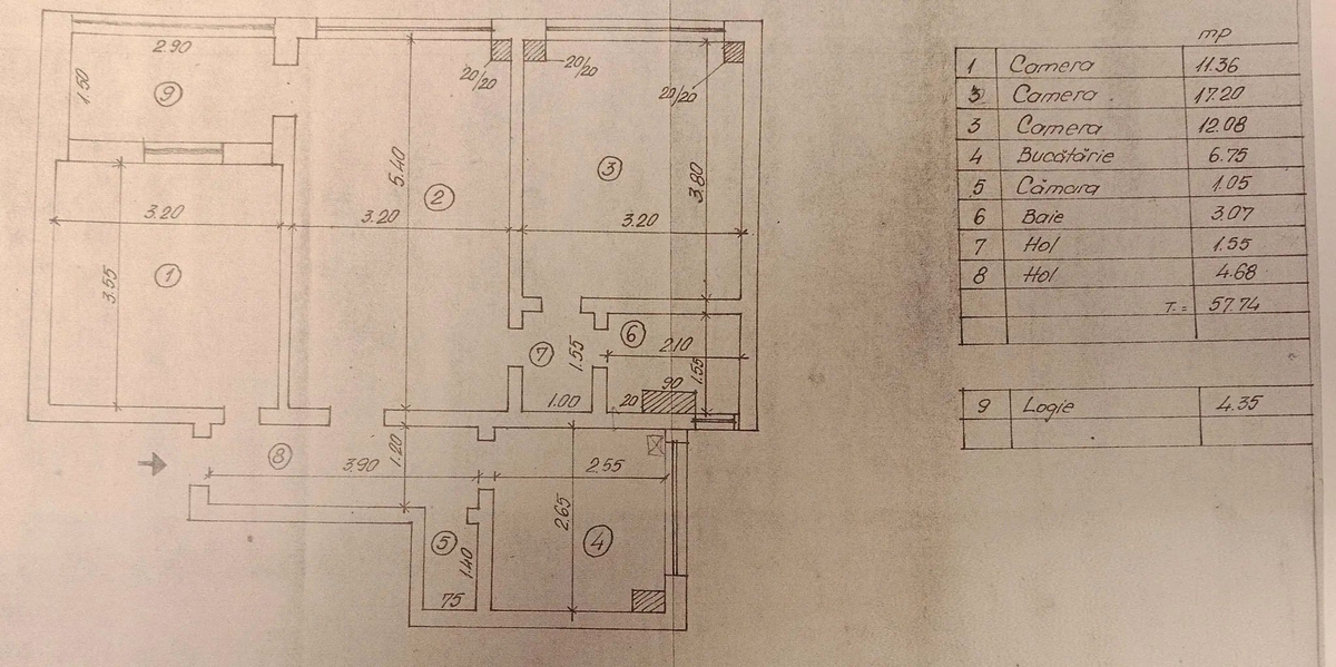Apartament 3 camere Bulevardul Grivitei, 3 camere cu lumina din plin si potential de personalizare — fotografia 1