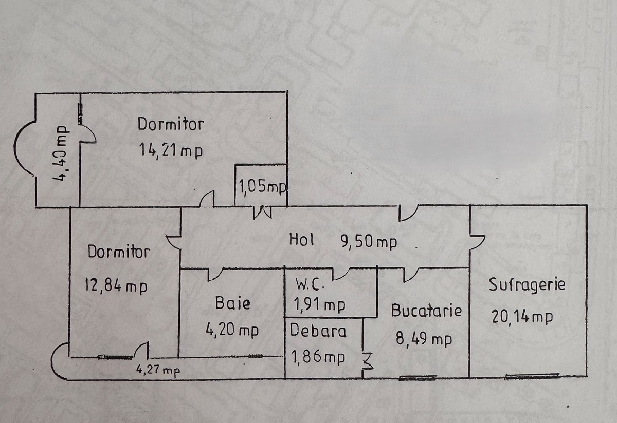 Apartament 3 camere Militari Uverturii, bloc din 1988! — fotografia 1