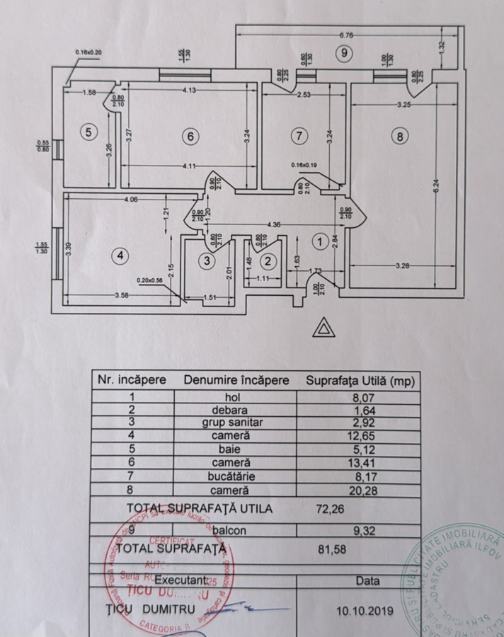 Apartament 3 camere Fundeni, Dobroiesti, str. Marului — fotografia 1