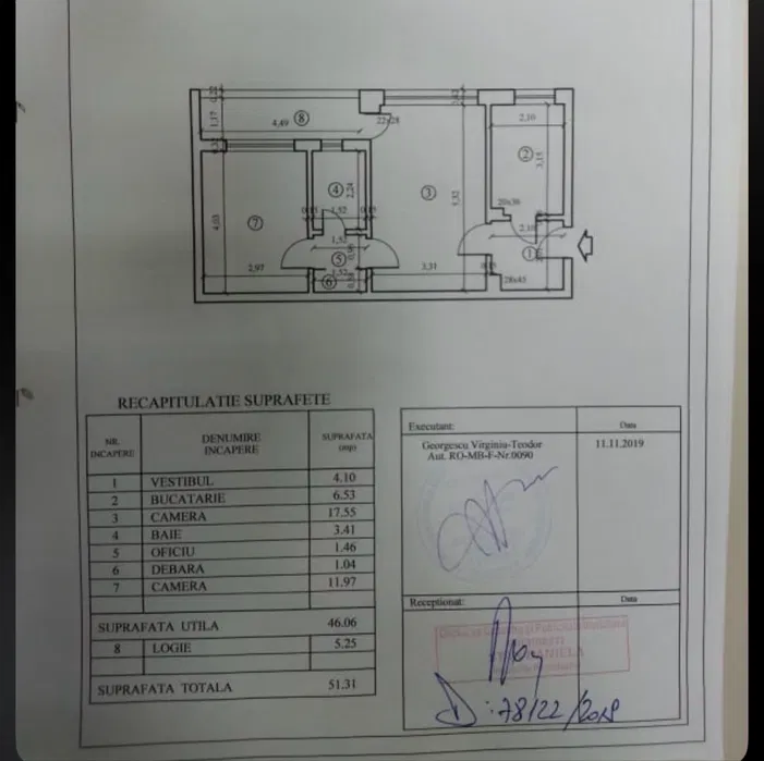 Apartament 2 camere Vatra Luminoasa, Matei Voievod, parter cu balcon — fotografia 1