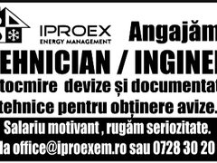 Angajare Tehnician/inginer intocmire devize si documentatii tehn ...